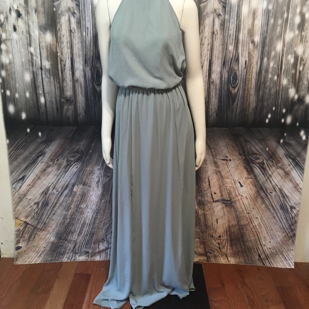 Show Me Your MuMu Heather Halter Maxi Dress